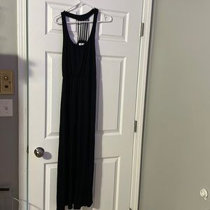 Black maxi dress